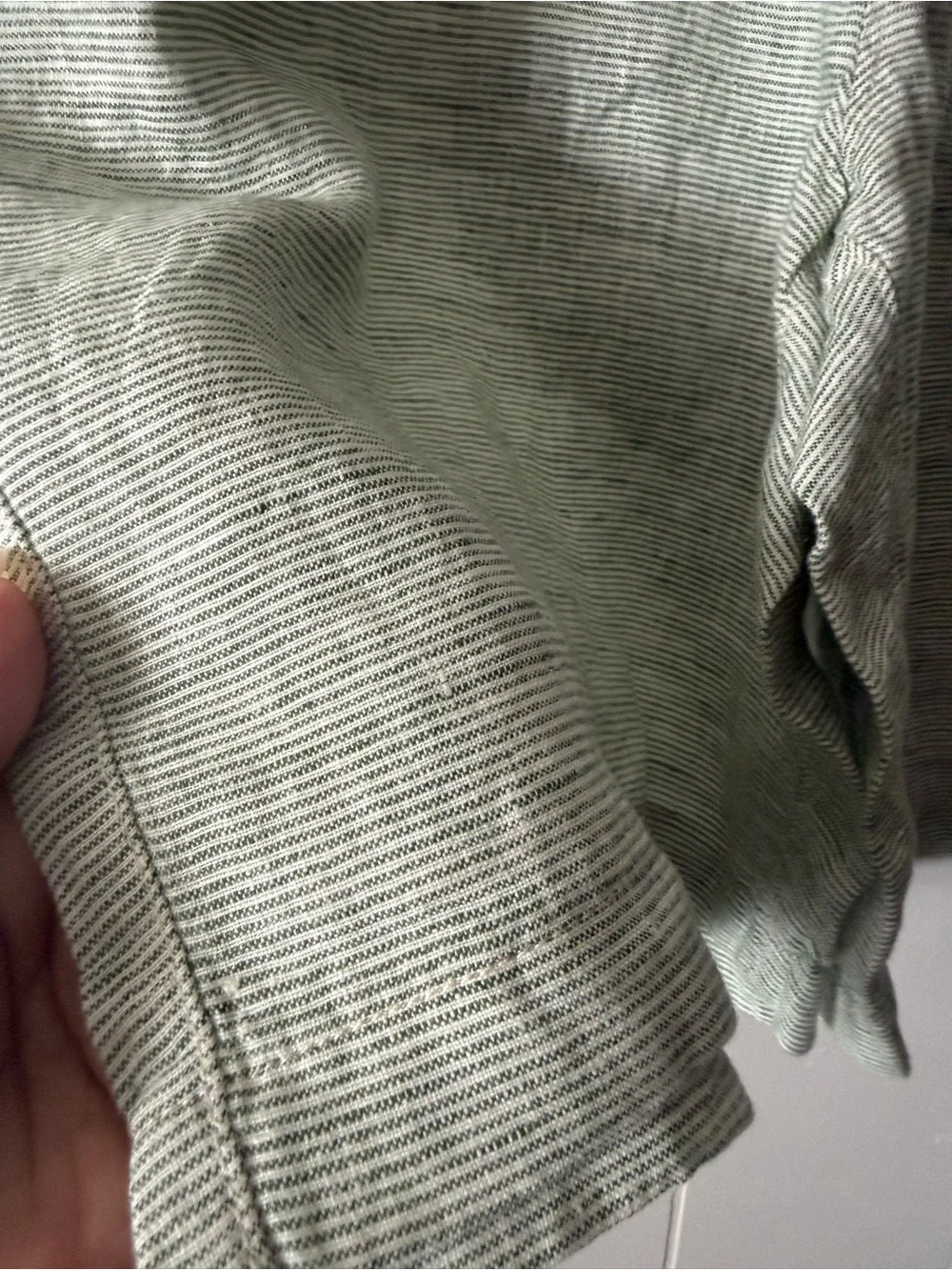 J crew Men's Light Green Linen Blend Shorts